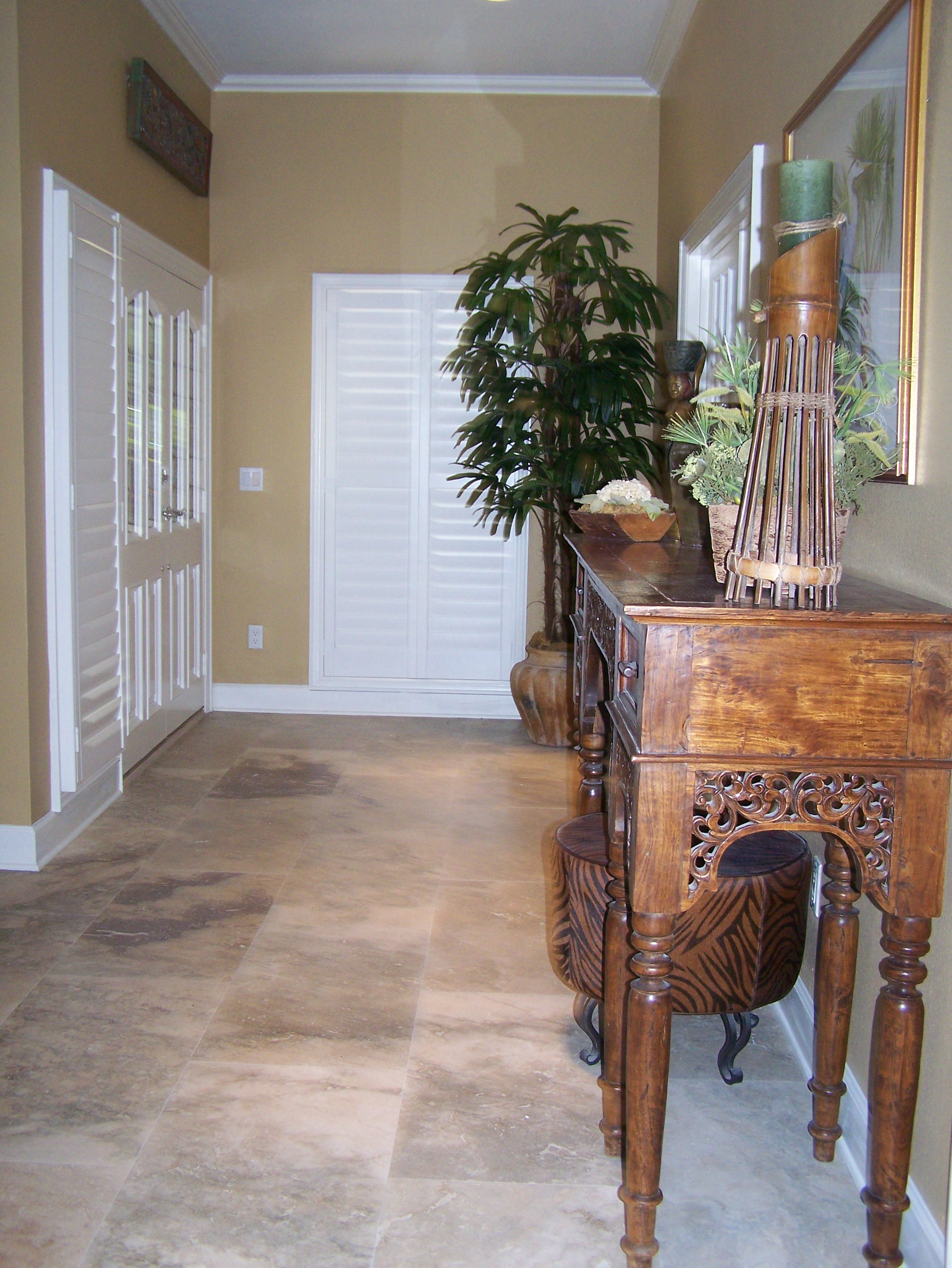 Define foyer. hall console table and mirror set. breathtaking ...
